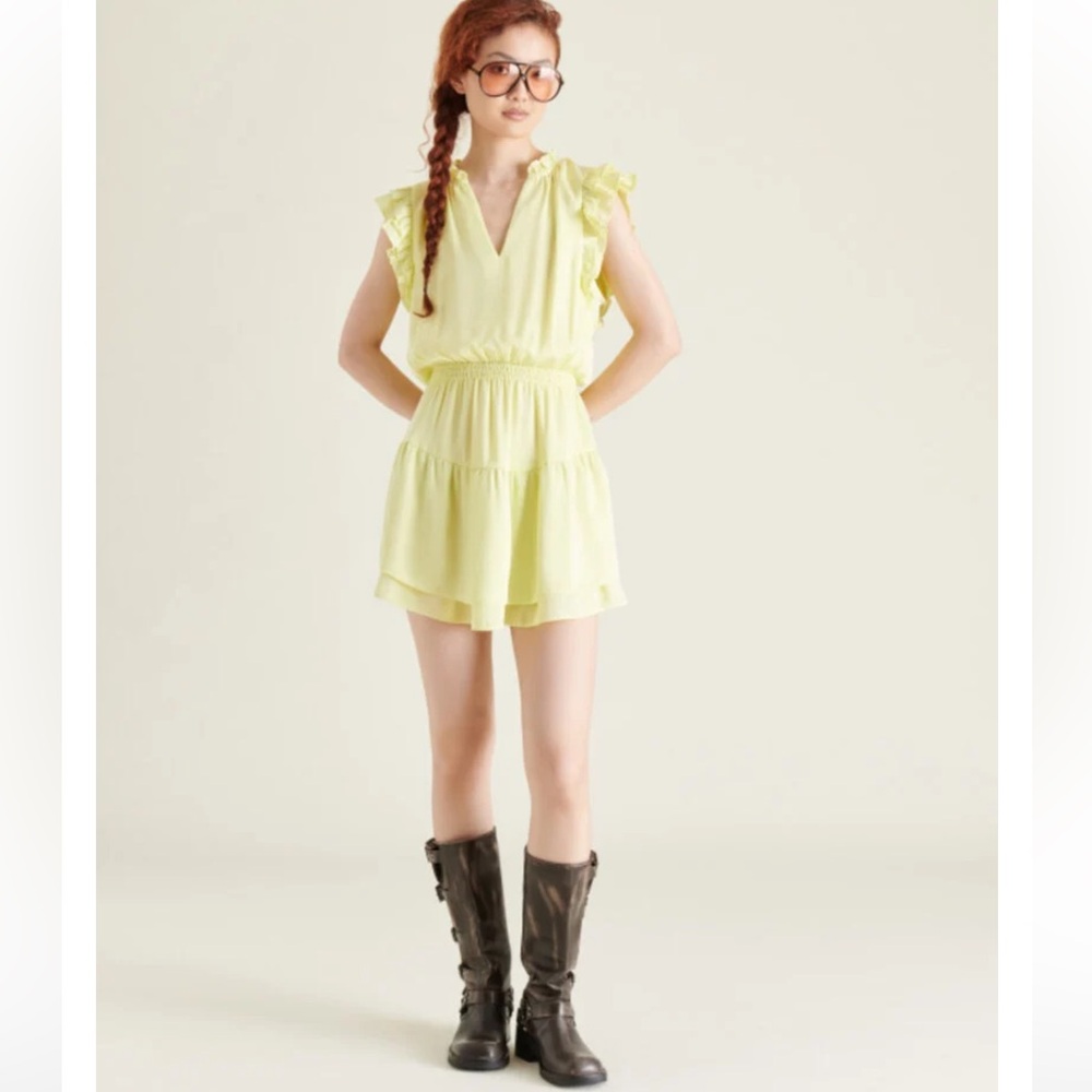 NWT Steve Madden Prairie Dreams Golden Lime Dress